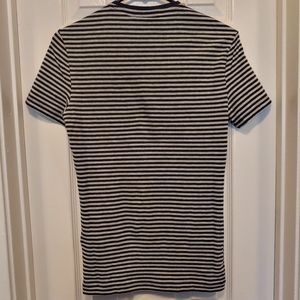H&M Muscle Fit Stripped T-Shirt